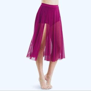 Magenta Balera Lyrical Dance Skirt